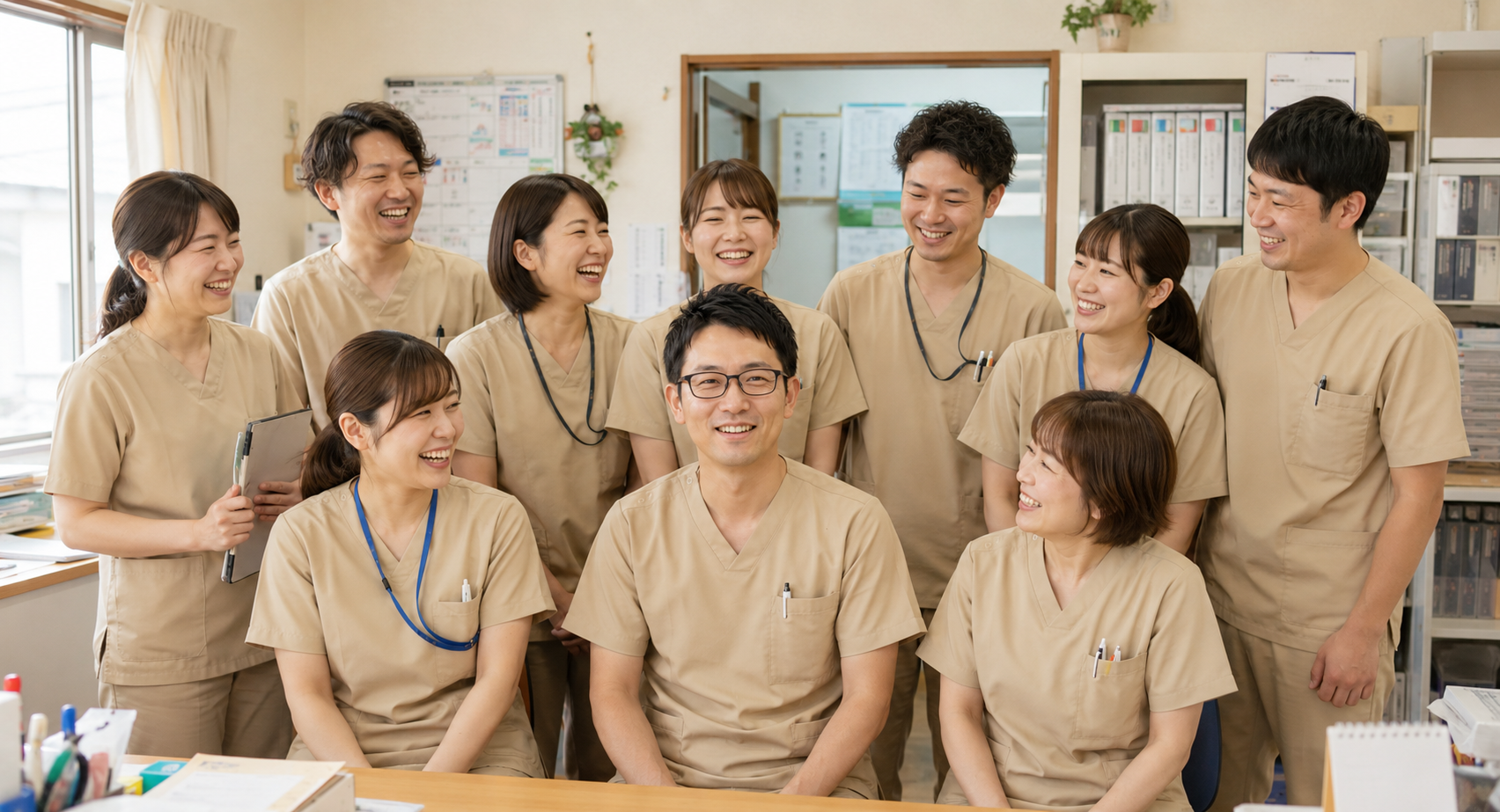 みどり訪問看護ステーションのスタッフ集合写真